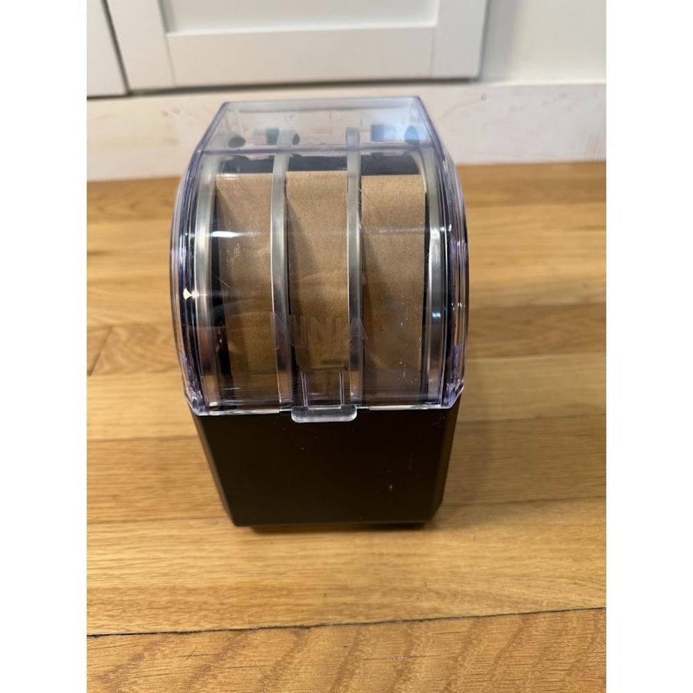 Ninja Food Kitchen Processor 4 Disc Blade Set w/ Storage Case Crinkle Cut Fry